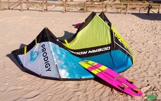 equipo kitesurf strapless