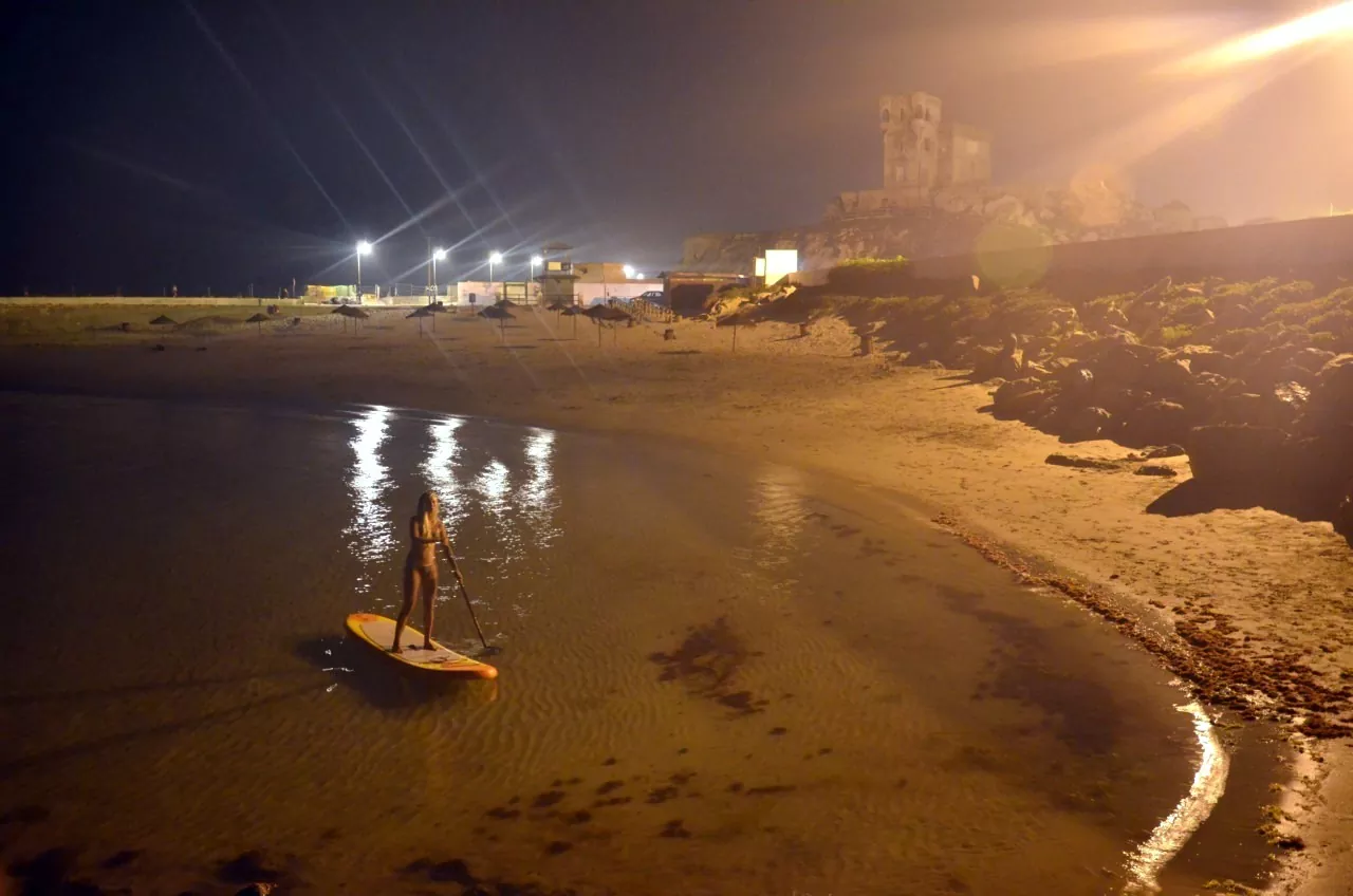night routen sup Tarifa