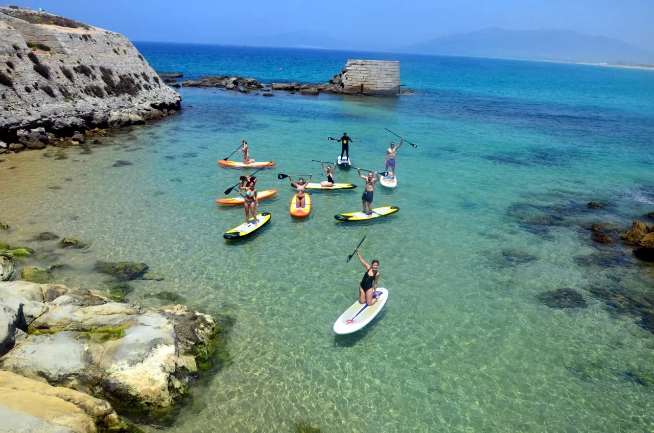 SUP mit Paddle Fun Tarifa